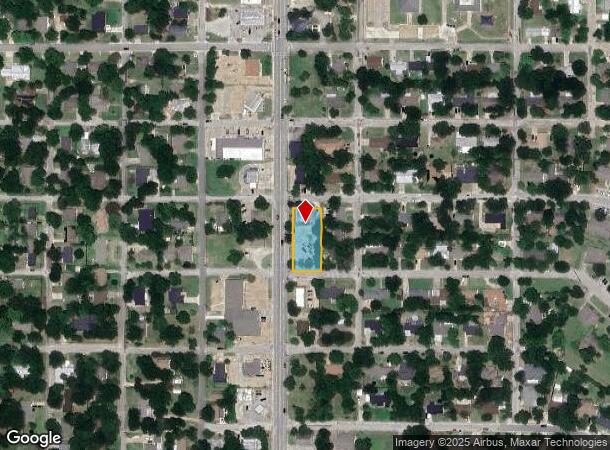  1301 S Washington St, Kaufman, TX Parcel Map