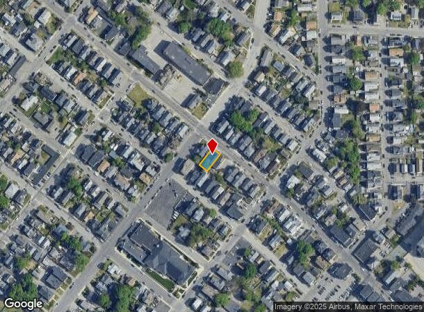  198 University Ave, Lowell, MA Parcel Map