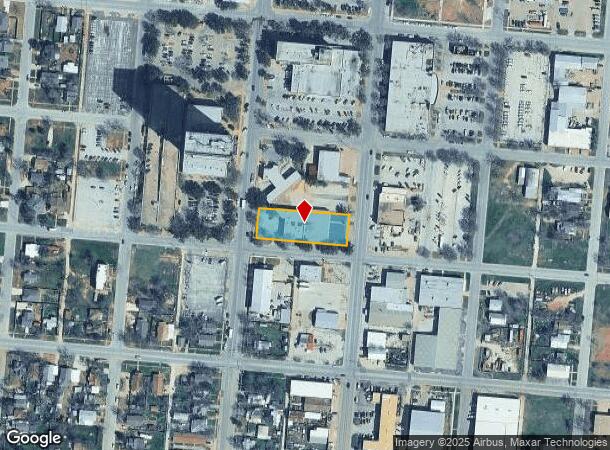  547 Chestnut St, Abilene, TX Parcel Map