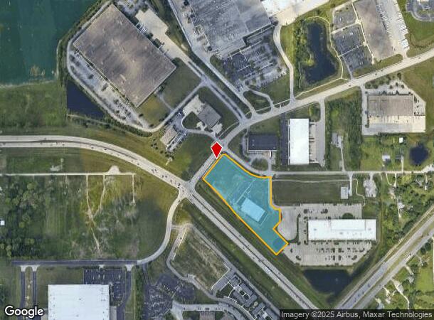  7875 Milhouse Rd, Indianapolis, IN Parcel Map