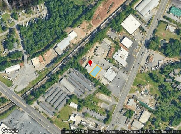  1303 Rutherford Rd, Greenville, SC Parcel Map