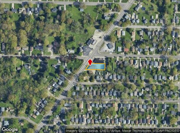  1631 East Ave, Akron, OH Parcel Map