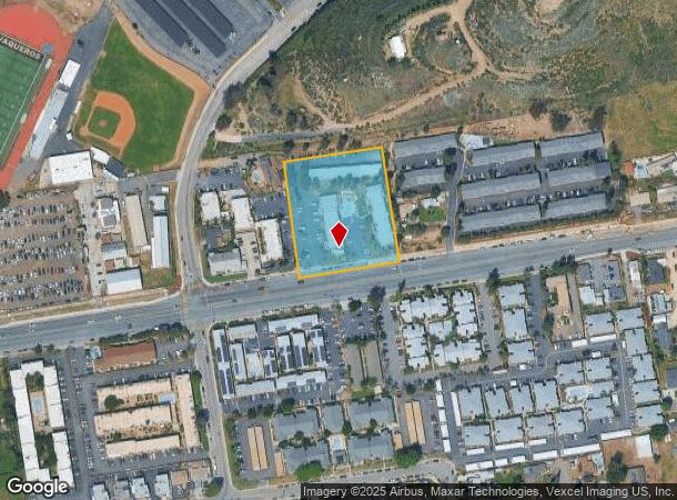 12802 Mapleview St, Lakeside, CA Parcel Map