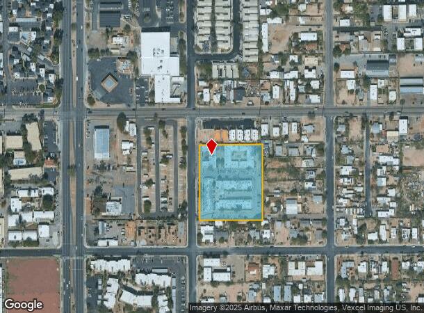  2740 N Balboa Ave, Tucson, AZ Parcel Map