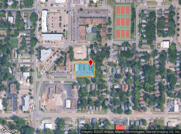  1414 Sw Byron St, Topeka, KS Parcel Map