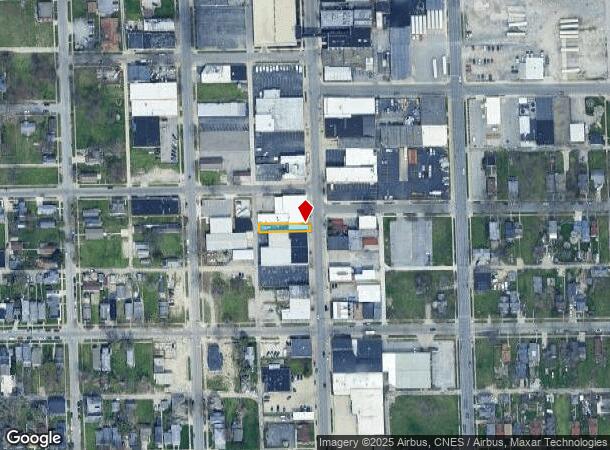 1912 S Calhoun St, Fort Wayne, IN Parcel Map