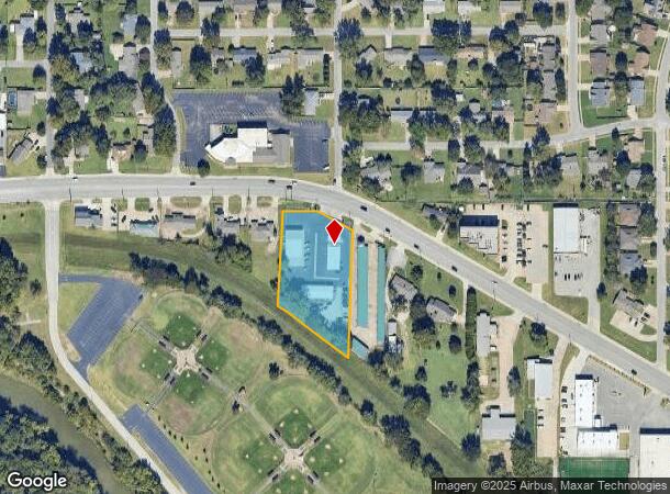 1002 W Main St, Jenks, OK Parcel Map