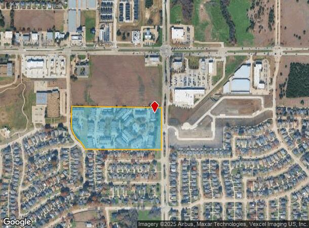  201 S Joe Wilson Rd, Cedar Hill, TX Parcel Map