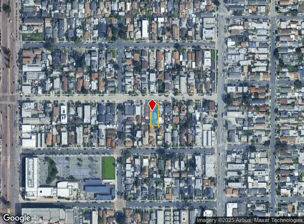 836 W 66Th St, Los Angeles, CA Parcel Map