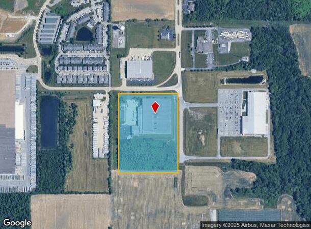  725 W Pioneer Trce, Pendleton, IN Parcel Map