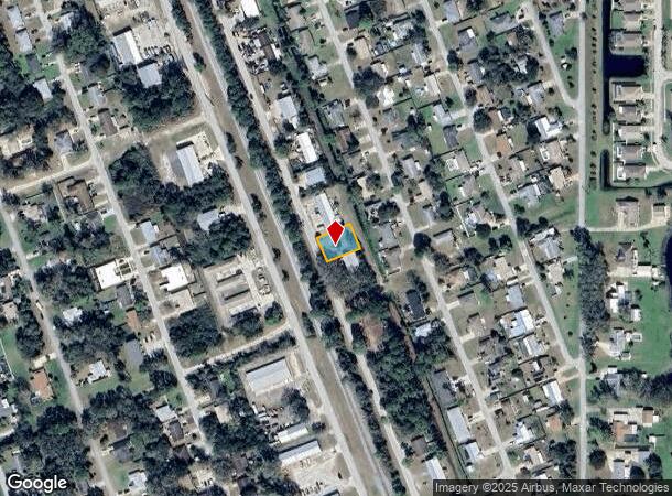  2421 Guava Dr, Edgewater, FL Parcel Map