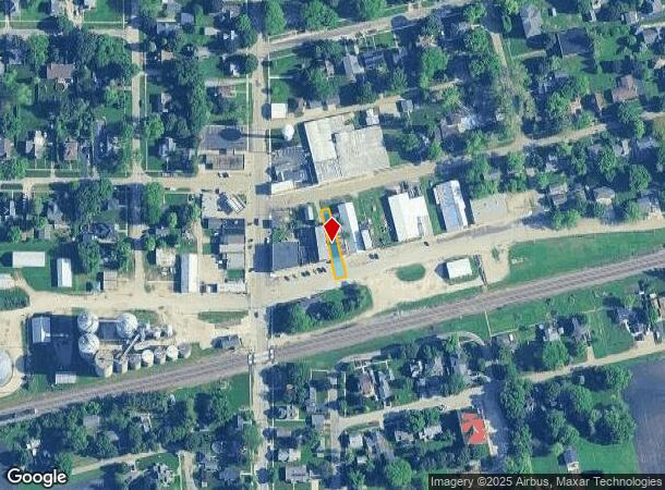  136 E Railroad, Leland, IL Parcel Map