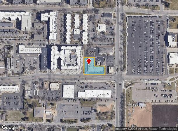 1110 W Elizabeth St, Fort Collins, CO Parcel Map