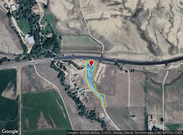  2 Streamside Dr, Cody, WY Parcel Map