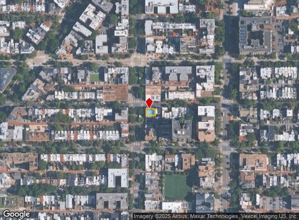  1617 17Th St Nw, Washington, DC Parcel Map