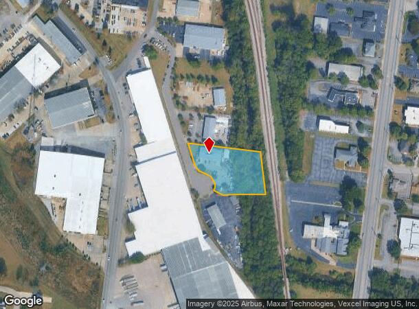  839 Spur St, Murfreesboro, TN Parcel Map