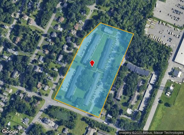  1187 Hillside Ave, Schenectady, NY Parcel Map