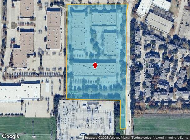  6501 Windcrest Dr, Plano, TX Parcel Map