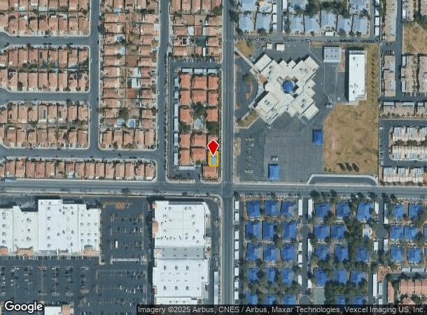  2201 James Bilbray Dr, Las Vegas, NV Parcel Map