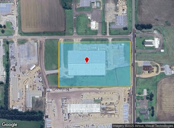  1420 Industrial Access Rd, West Point, MS Parcel Map