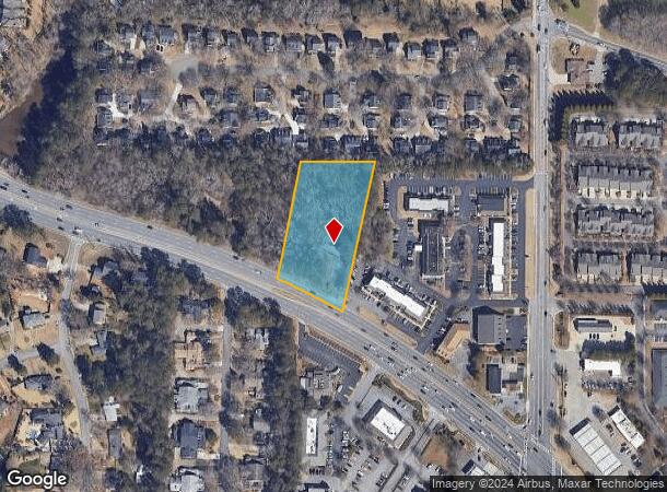  55 W Crossville Rd, Roswell, GA Parcel Map