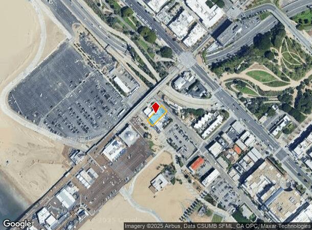  1605 Ocean Front Walk, Santa Monica, CA Parcel Map