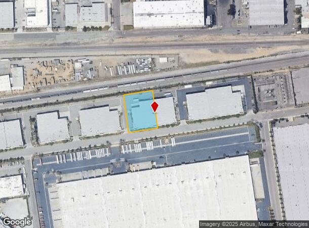  1633 W 2Nd St, Pomona, CA Parcel Map