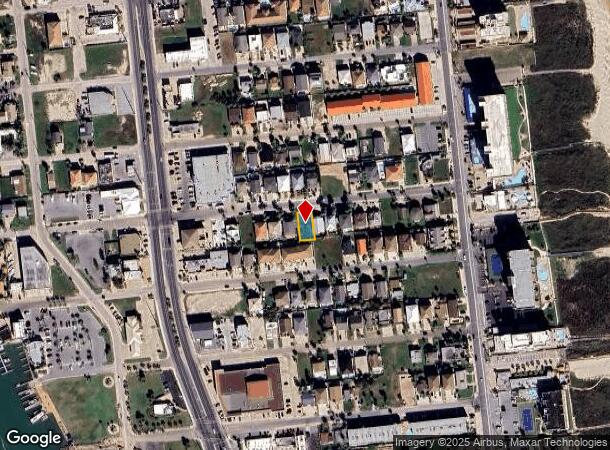  115 E Red Snapper St, South Padre Island, TX Parcel Map