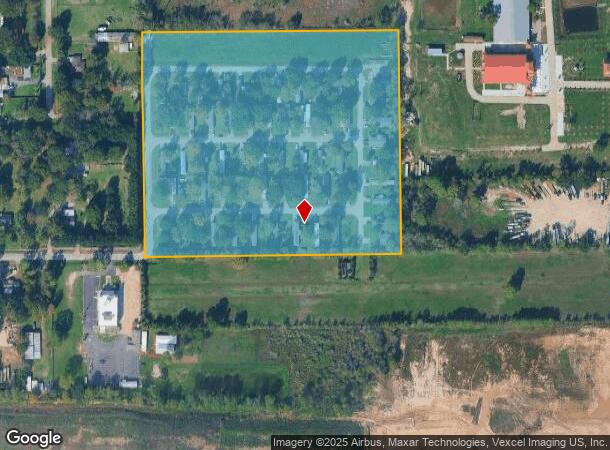 8711 Moorpark Ln, Houston, TX Parcel Map