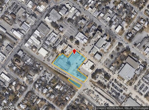  210 S Castell Ave, New Braunfels, TX Parcel Map