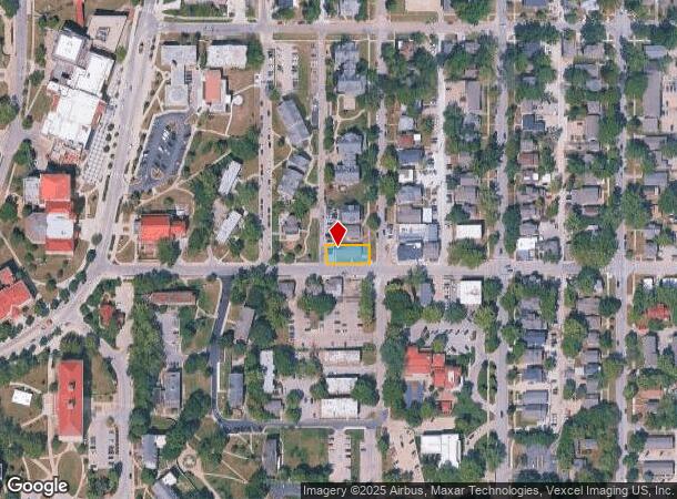  502 W 14Th St, Lawrence, KS Parcel Map