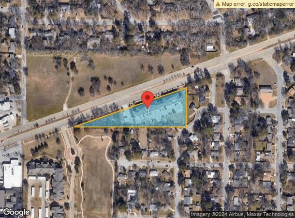  1410 E University Dr, Denton, TX Parcel Map