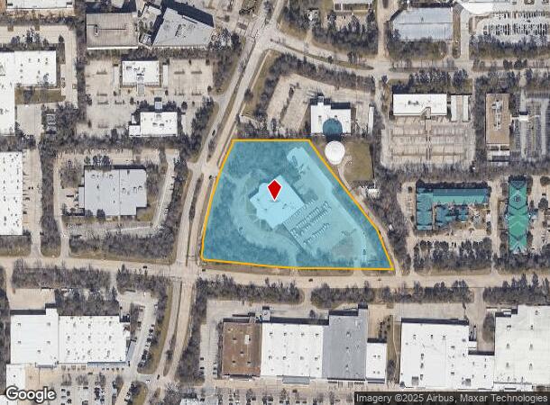  9450 Pinecroft Dr, Spring, TX Parcel Map