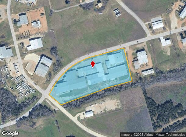 1801 Industrial Blvd, Brenham, TX Parcel Map