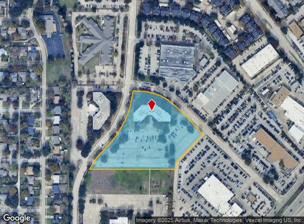 1202 Richardson Dr, Richardson, TX Parcel Map