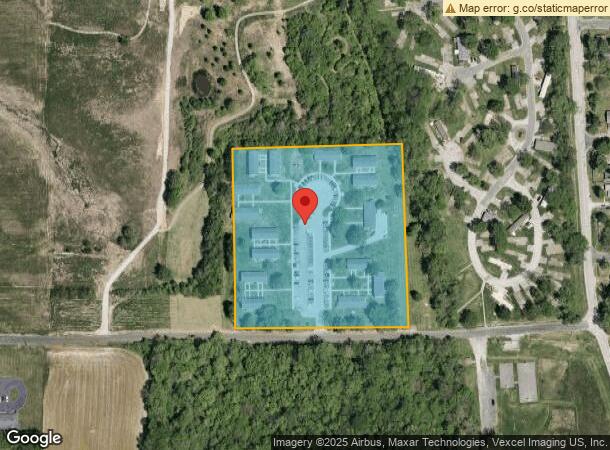  1 Manor Dr, Cottage Hills, IL Parcel Map