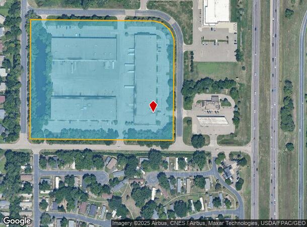  9702 Ulysses St Ne, Minneapolis, MN Parcel Map