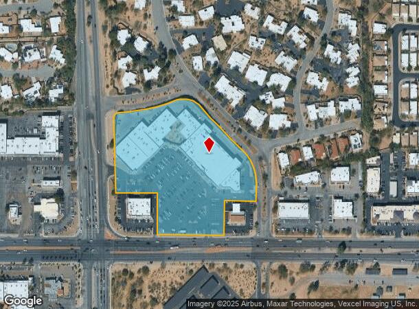 7103 E Tanque Verde Rd, Tucson, AZ Parcel Map