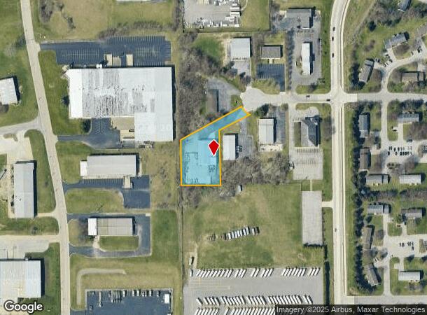  3128 Sugar Maple Ln, South Bend, IN Parcel Map