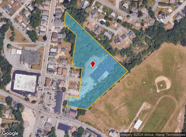  80 Fabien St, Woonsocket, RI Parcel Map