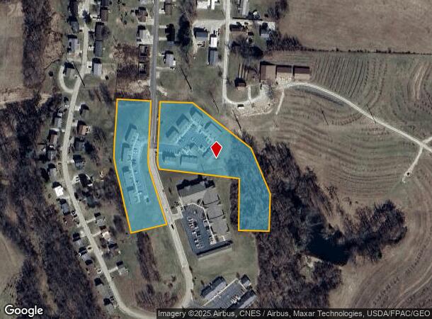 Morgantown Rd, Barnesville, OH Parcel Map