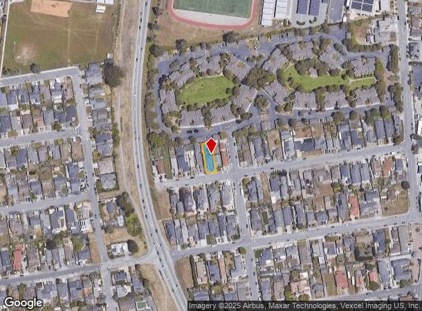 575 Myrtle St, Half Moon Bay, CA Parcel Map