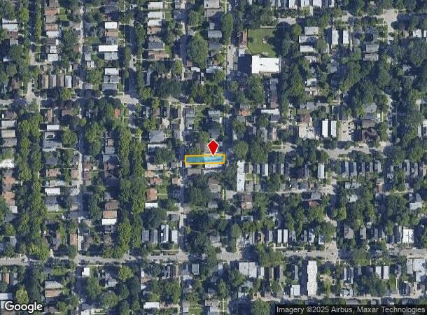  1128 Florence Ave, Evanston, IL Parcel Map