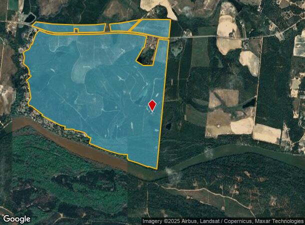 Old River Rd, Uvalda, GA Parcel Map