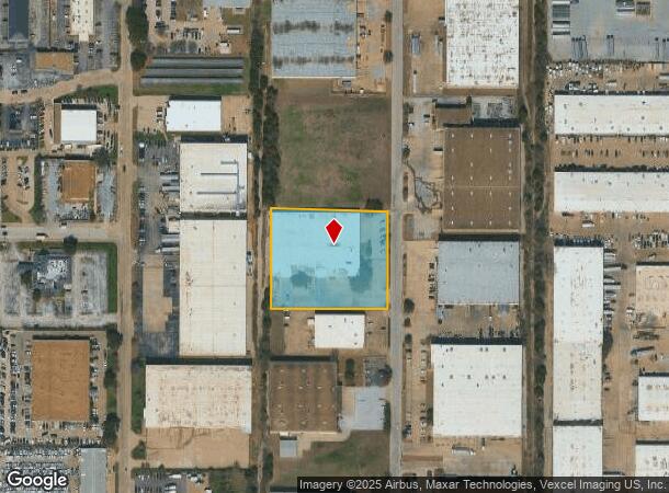 701 107Th St, Arlington, TX Parcel Map