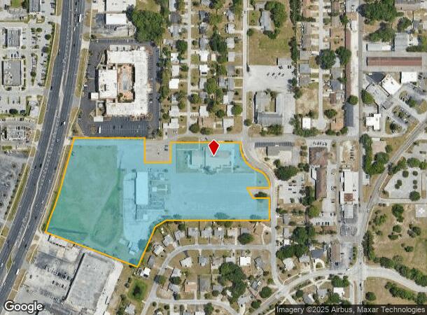  5249 Allamanda Dr, New Port Richey, FL Parcel Map