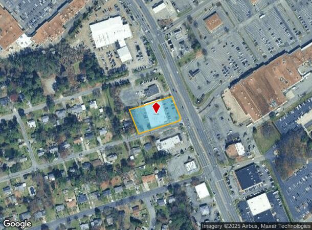7601 W Broad St, Henrico, VA Parcel Map