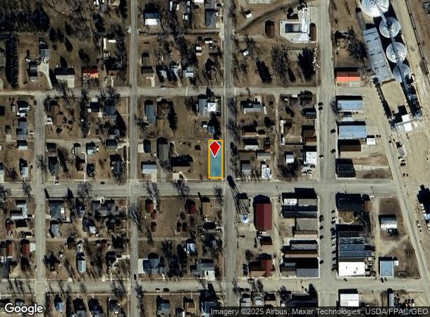 302 6Th Ave E, Edgeley, ND Parcel Map