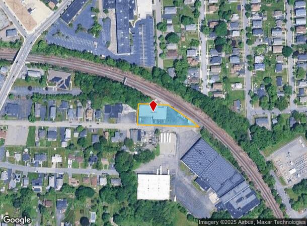  23 Wells St, Worcester, MA Parcel Map