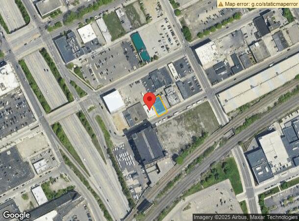  850 W Baltimore St, Detroit, MI Parcel Map